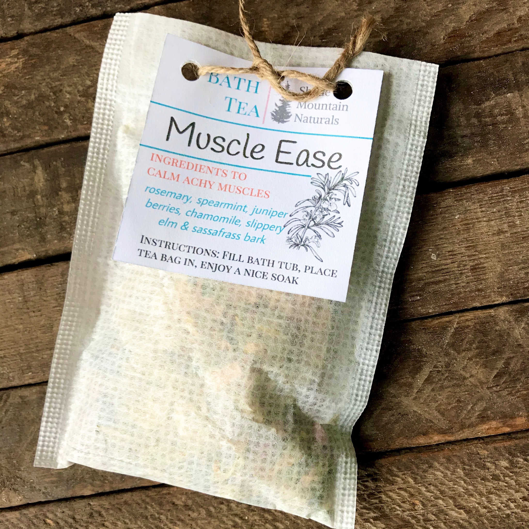 Bath Tea Muscle Ease Shade Mountain Naturals