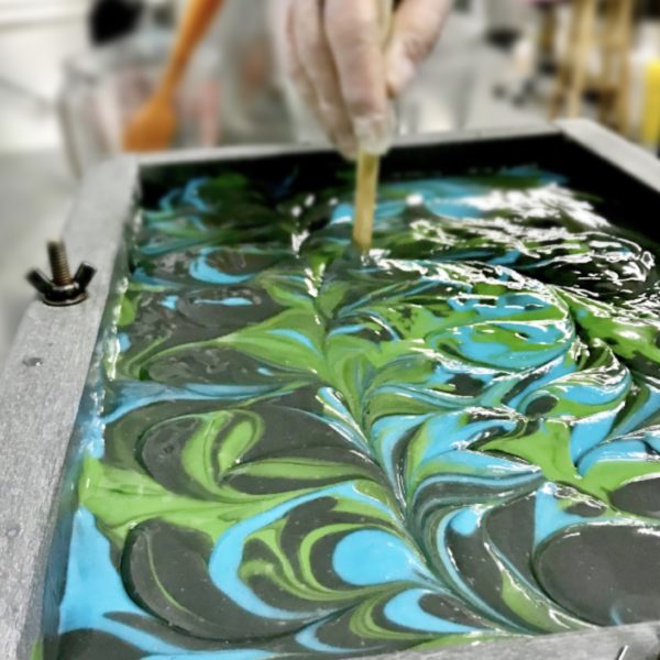 Soap Making Class TWO: Introduction to Coloring and Swirling Technique